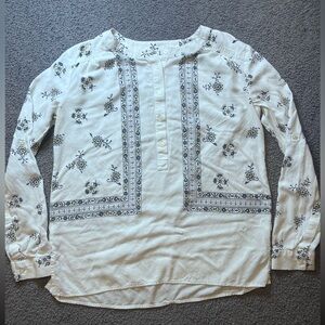 LOFT‎ Floral Patterned Blouse Small